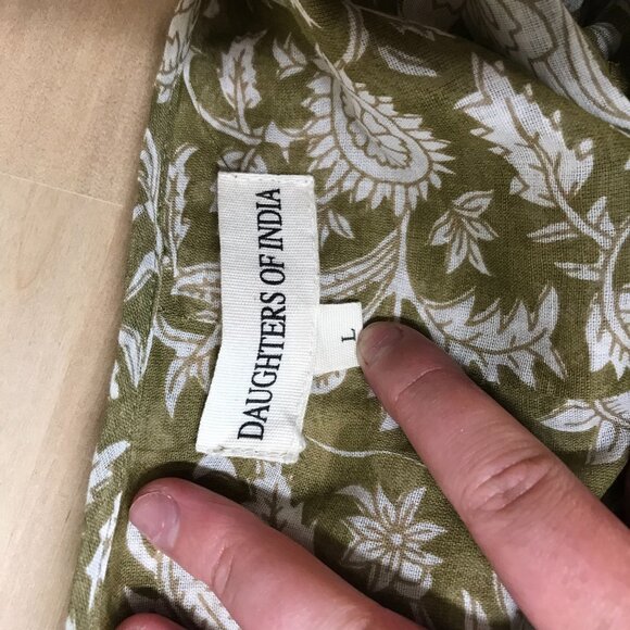 Daughters of India Green Floral Dress - Picture 7 of 8